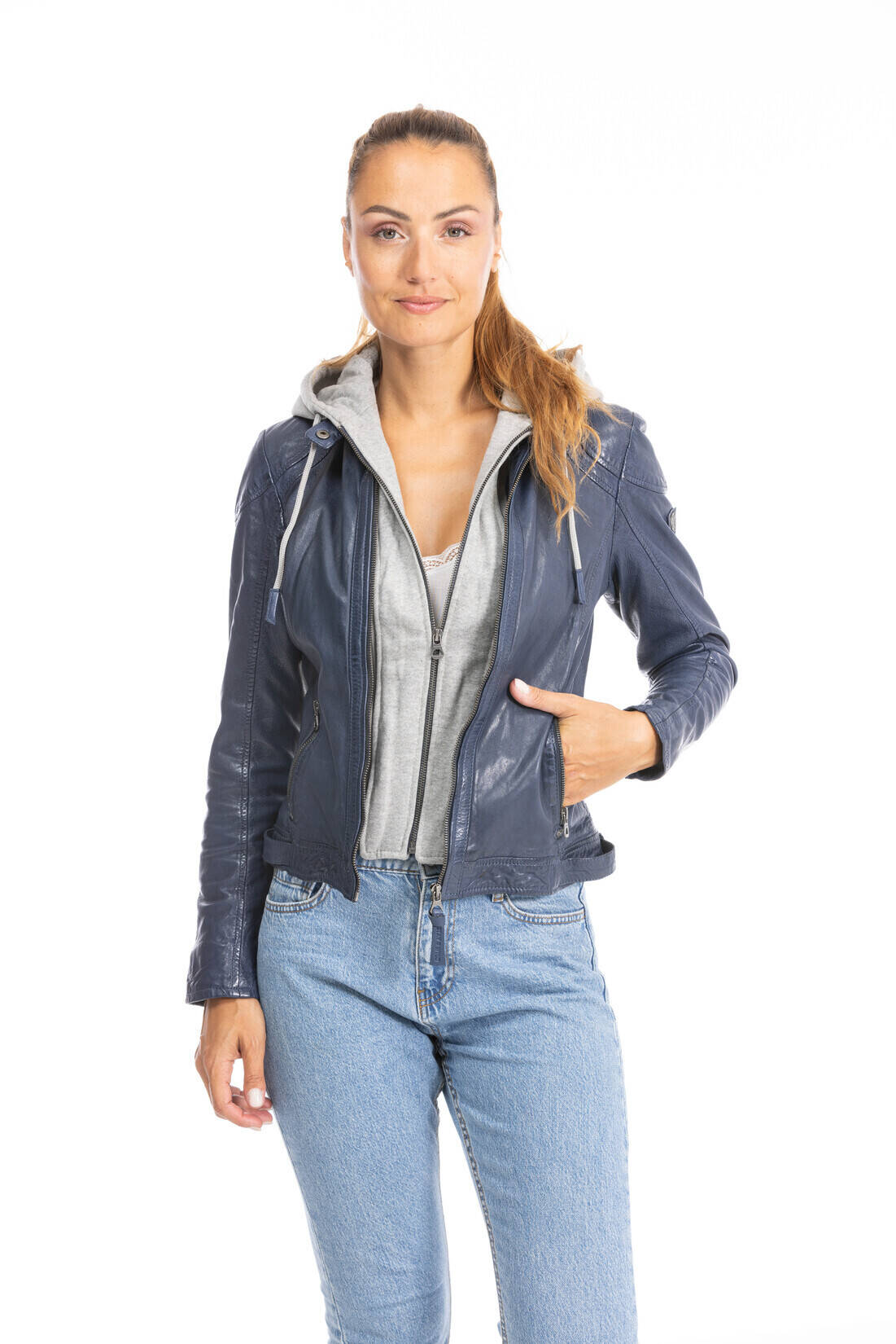 blouson cuir femme bleu anni (1)