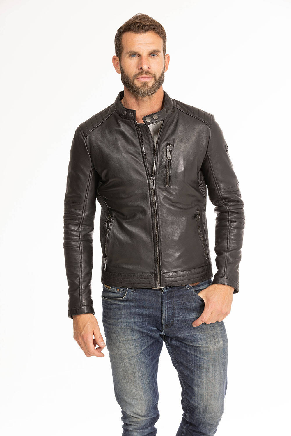 blouson cuir homme noir formula redksins (8)