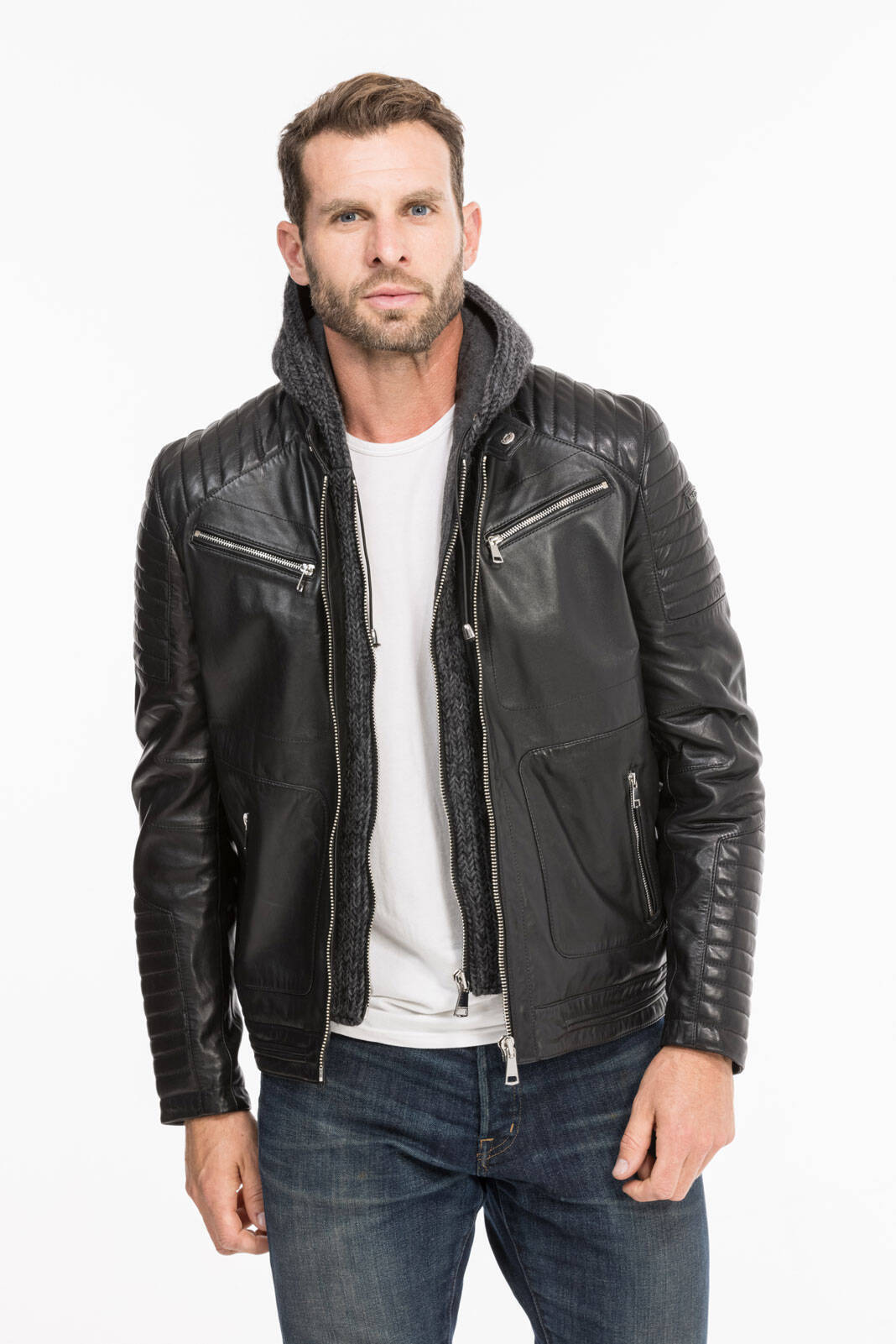blouson cuir homme redskins r�f 136 noir byron  (7)