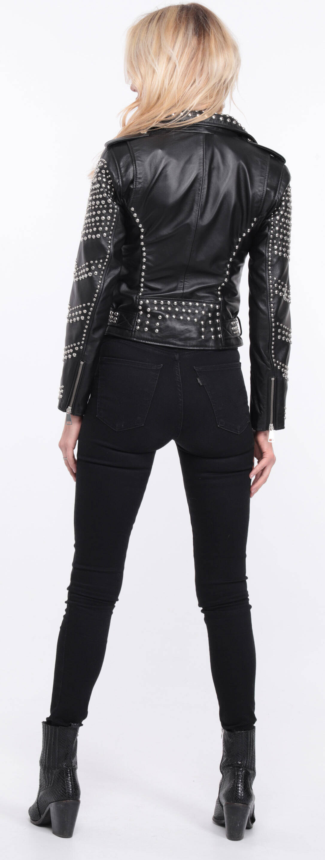 Blouson cuir noir marbella clout� (9)