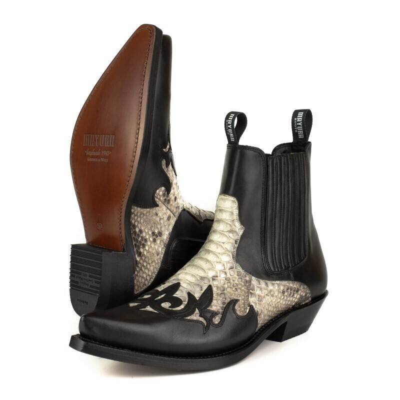 boots mayura 2500 noir blanc (1)