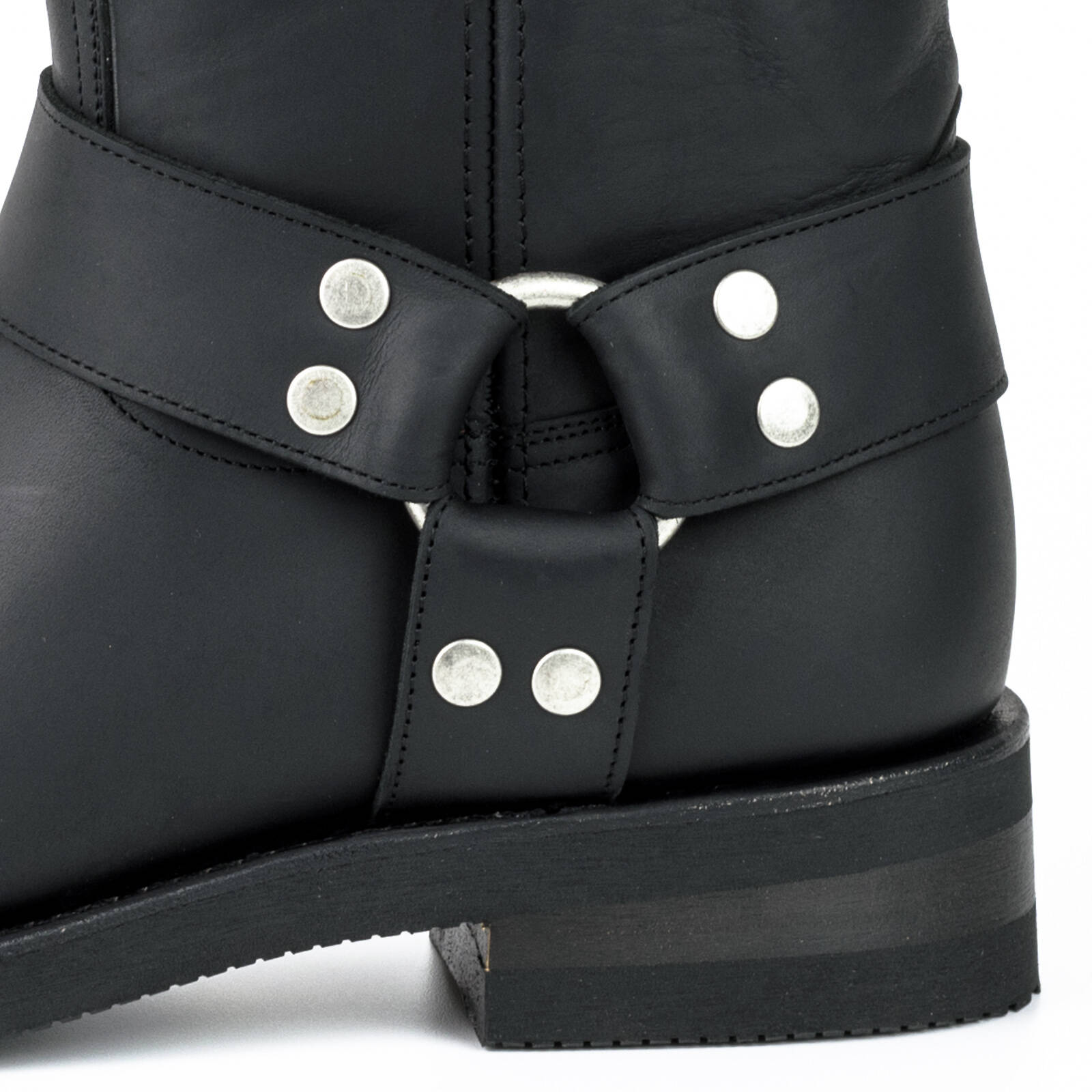 bottes cuir biker mayura crazy old negro réf 101 (5)