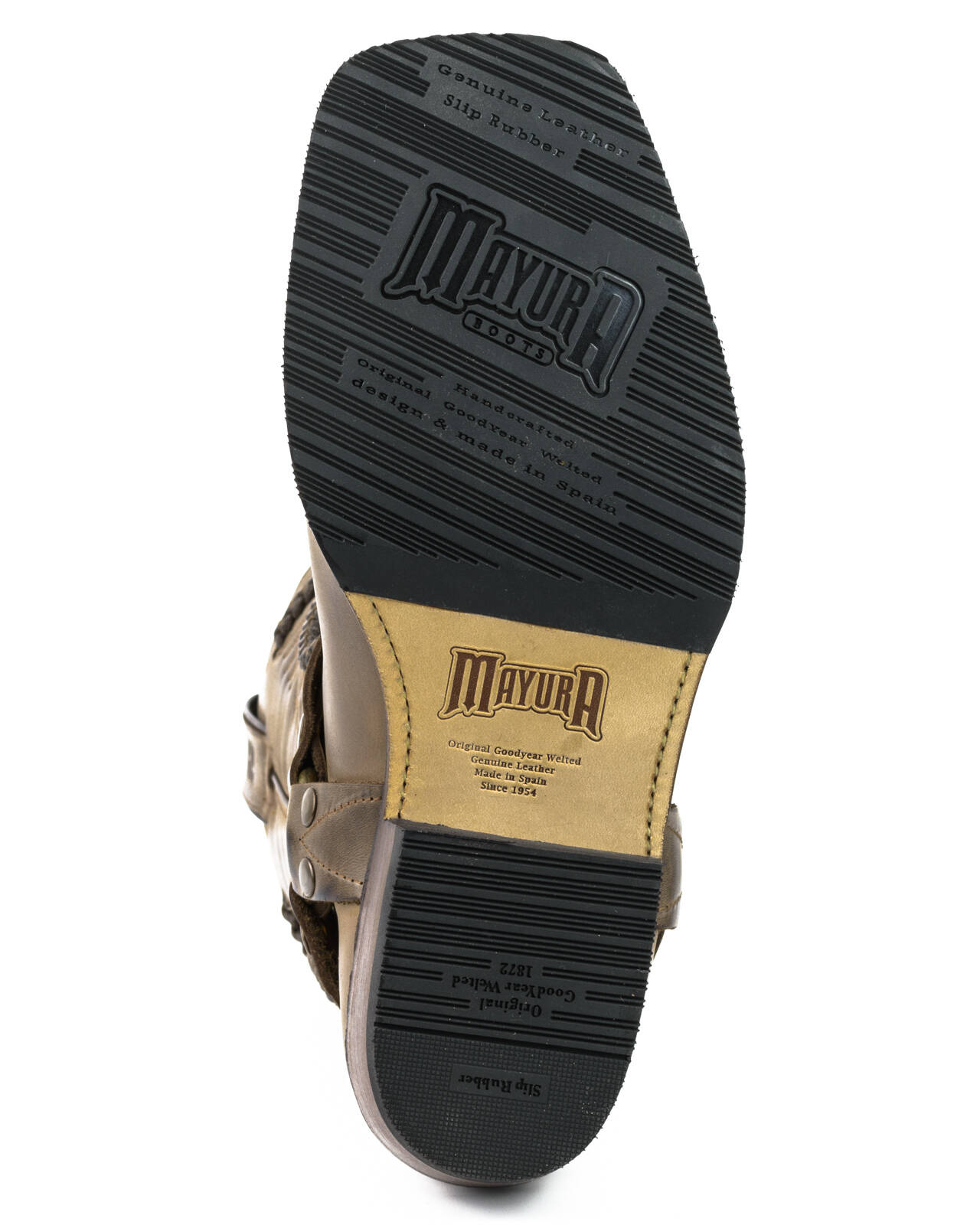 bottes cuir biker mayura crazy old sadale réf 203 (8)