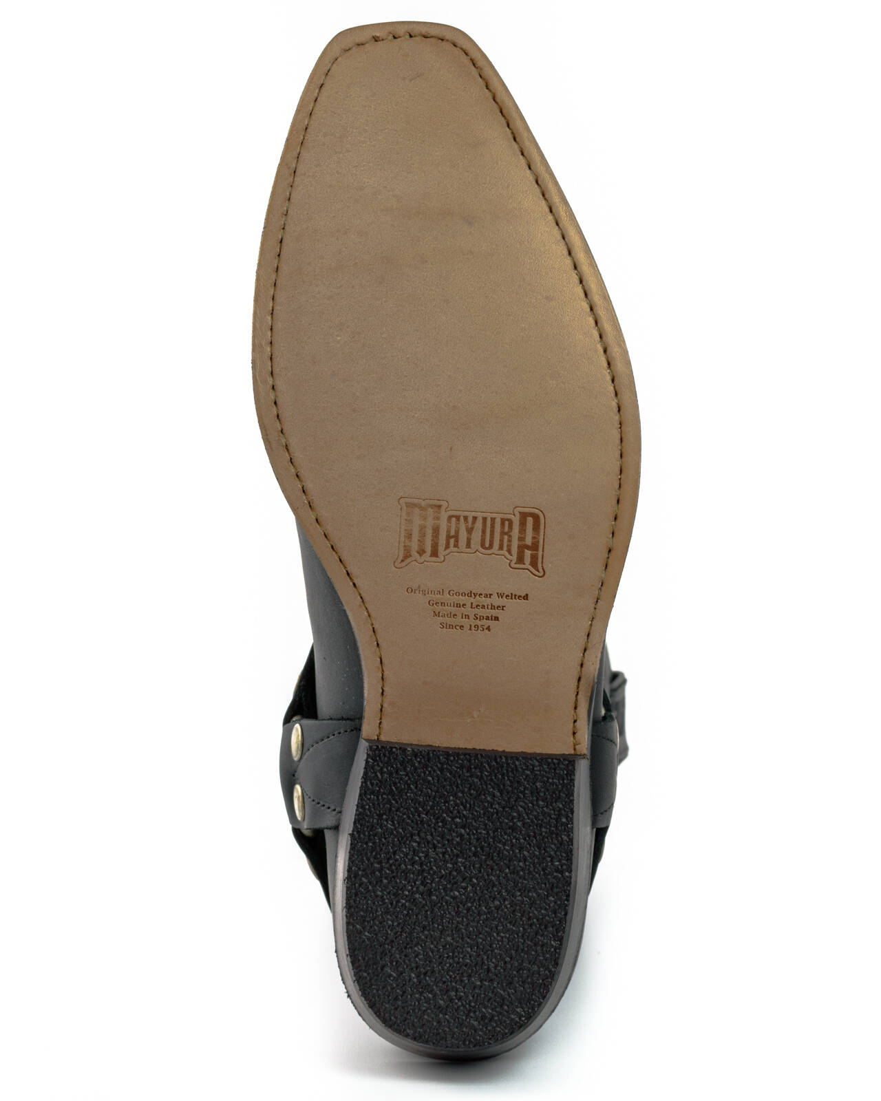 bottes cuir mayura biker crazy old negro réf 209 (10)