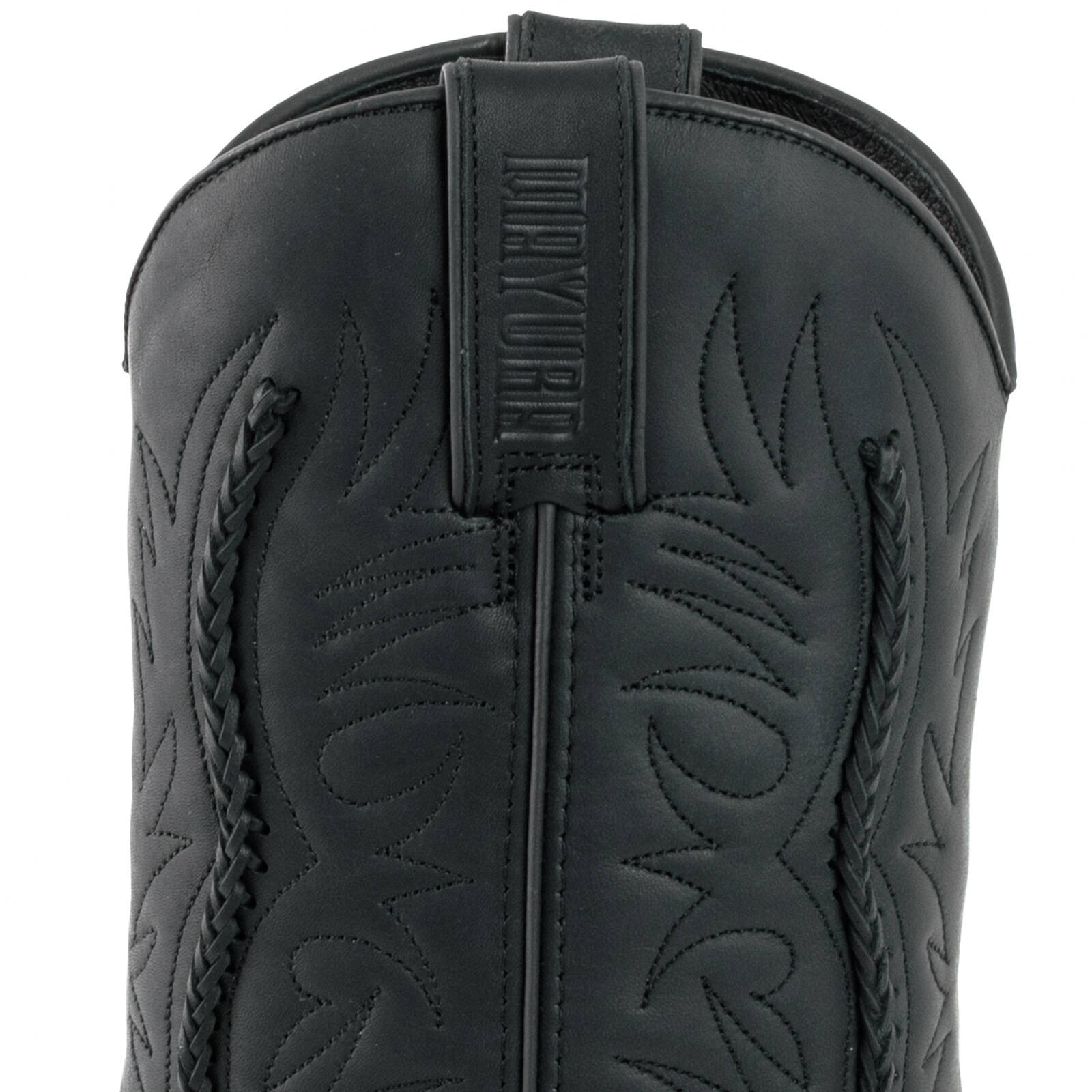 bottes cuir mayura biker crazy old negro réf 209 (3)