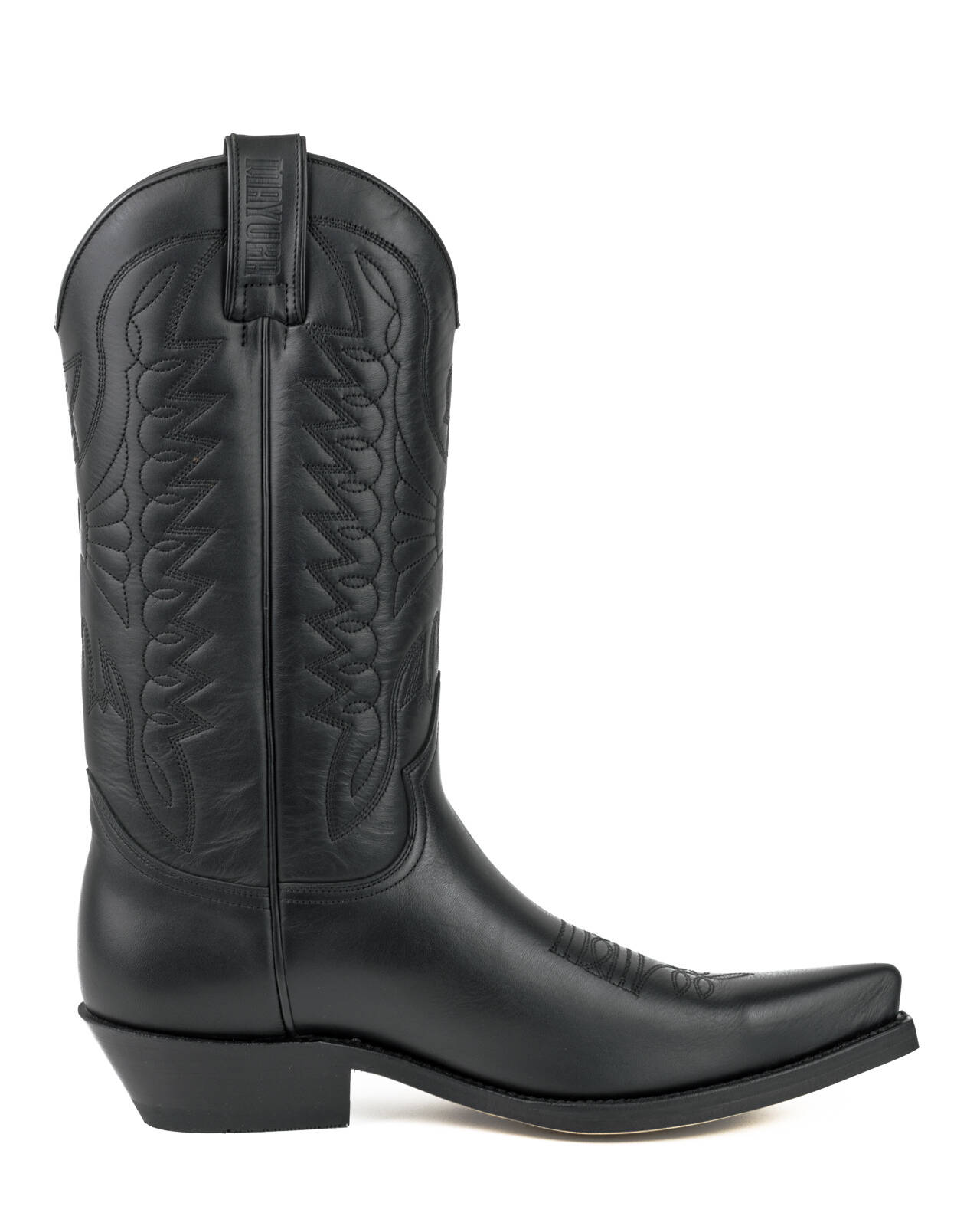 bottes cuir mayura cowboy box negro réf 116 (6)