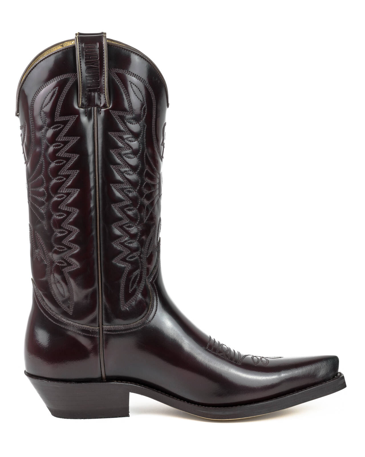 bottes cuir mayura cowboy florentic burdeos réf 119 (7)