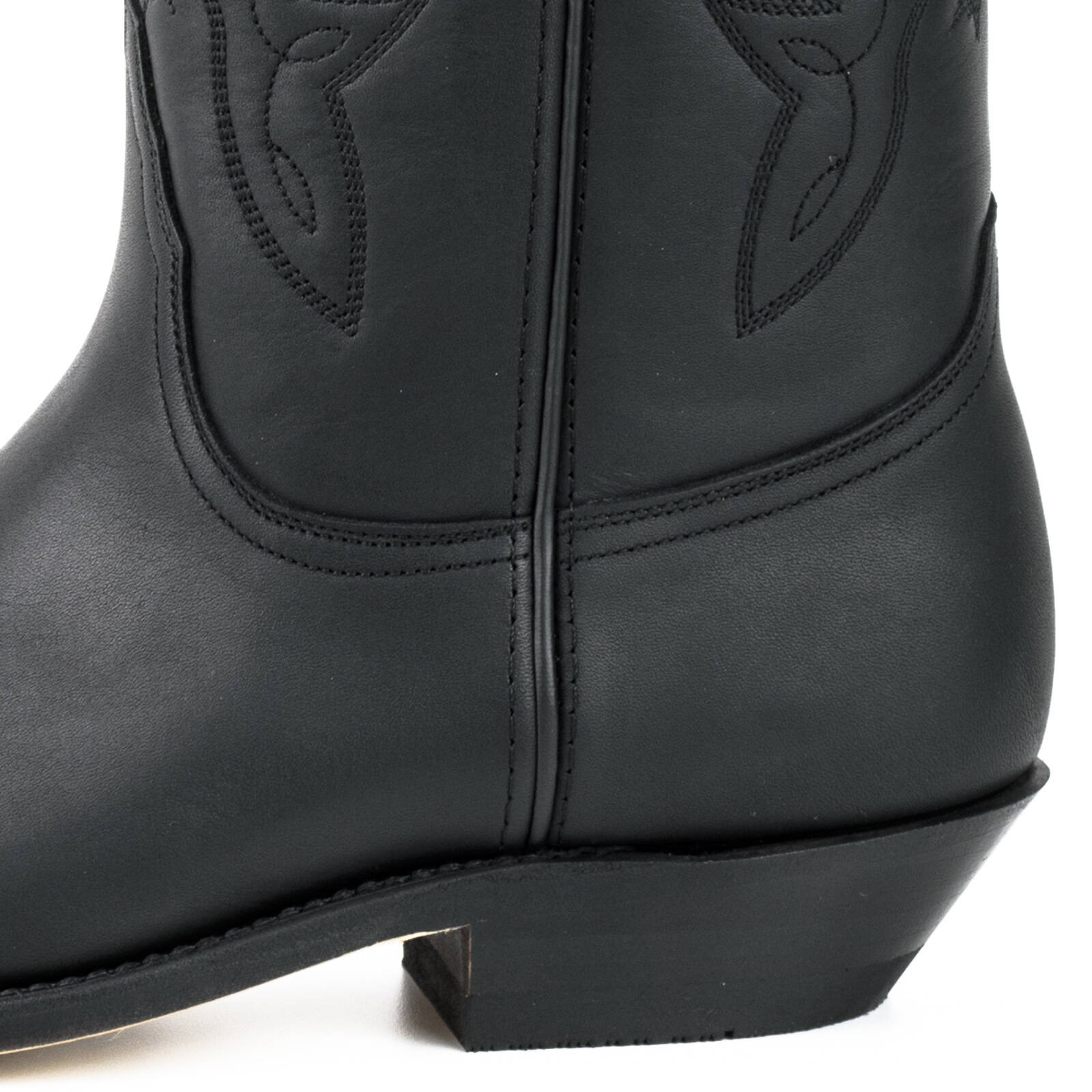 bottes cuir mayura cowboy pull grass negro réf 219 (4)