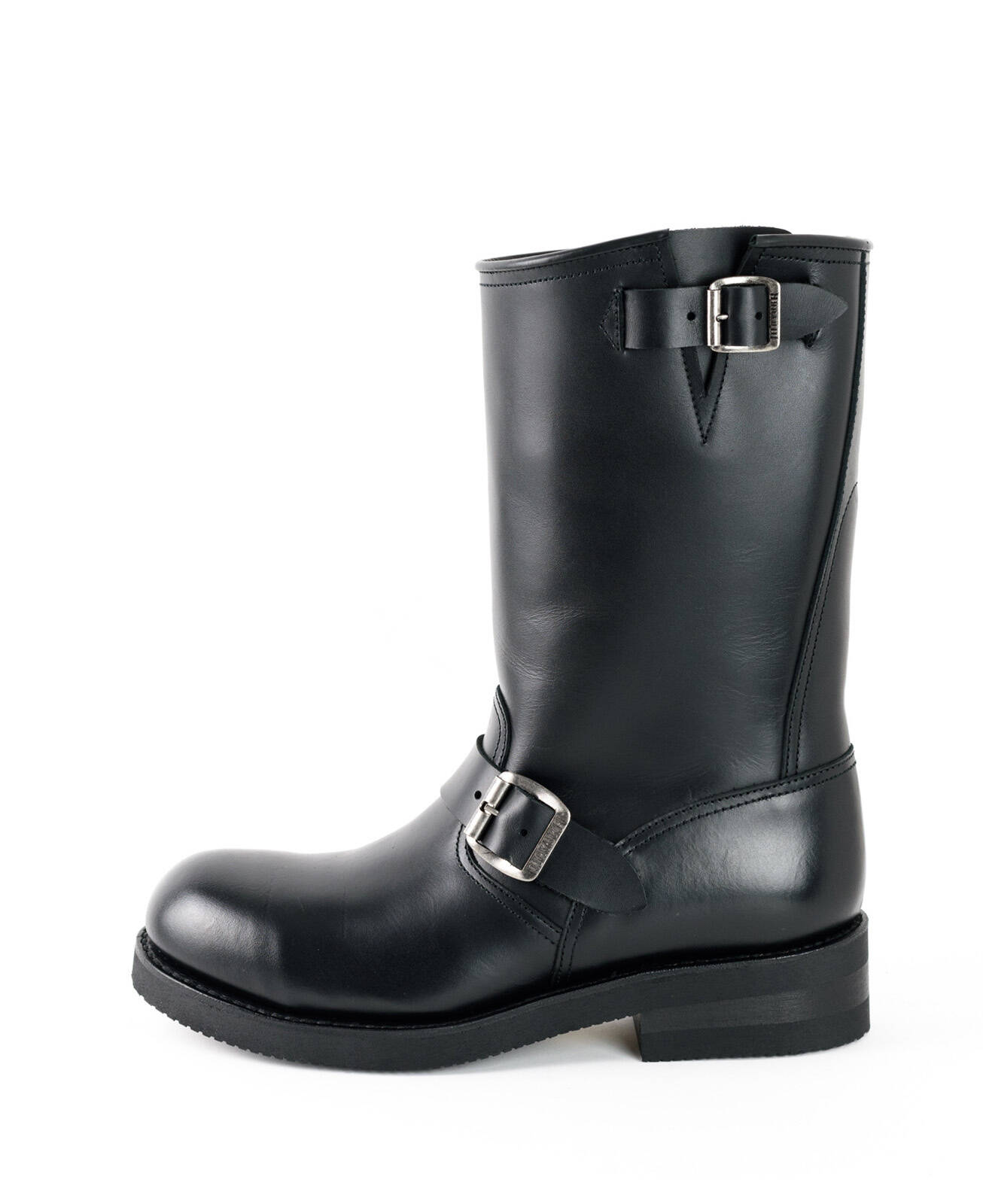 bottes cuir moto mayura pull oil negro réf 109 (3)