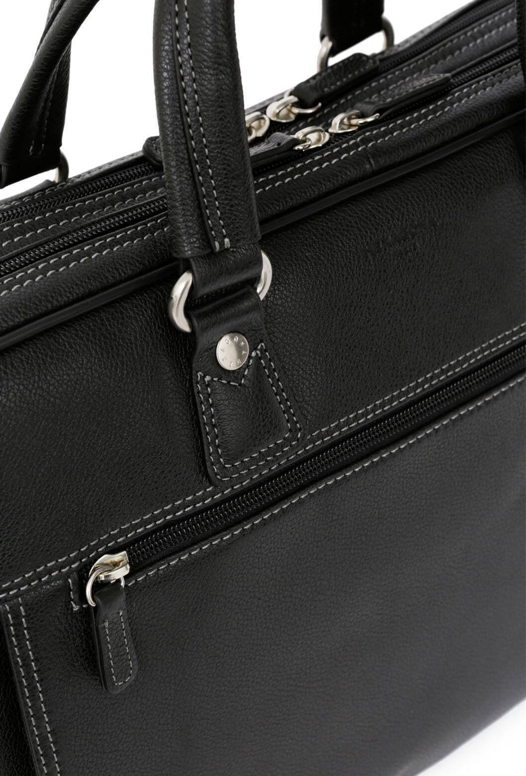 cartable cuir hexagona 469544 noir  (2)