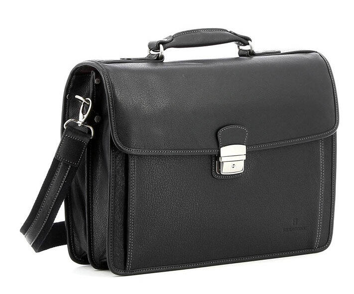 cartable cuir vachette hexagona 469537 noir  (1)