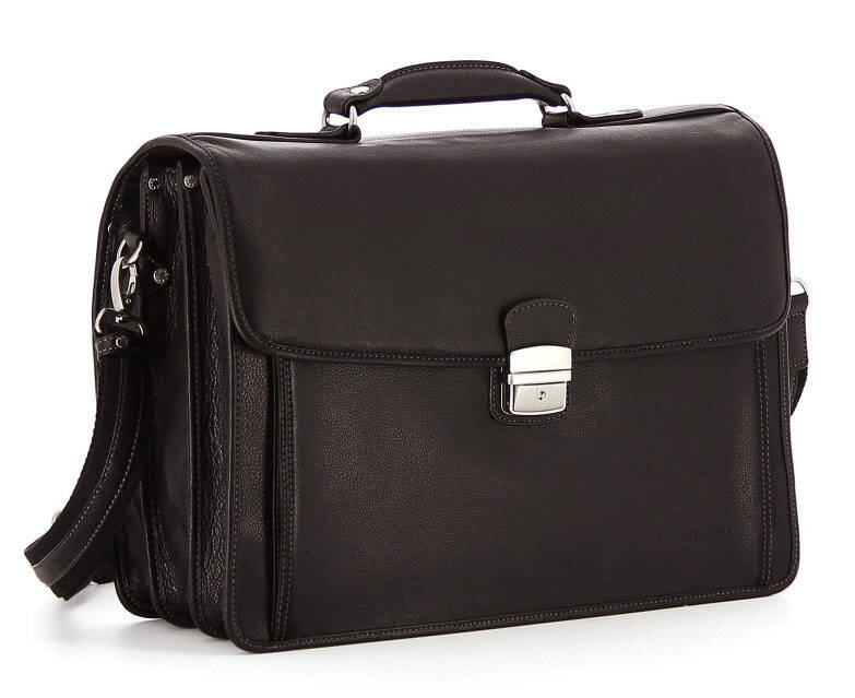 cartable cuir vachette hexagona 469546 marron fonce (1)