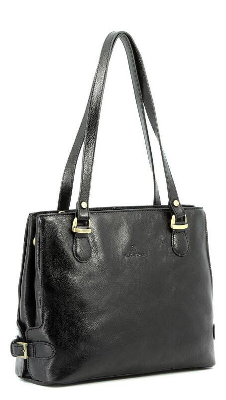 maroquinerie femme sac cuir 111322B noir biais