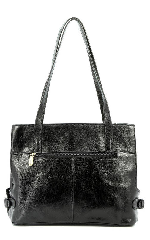 maroquinerie femme sac cuir 111322B noir dos