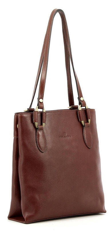 maroquinerie femme sac cuir 114952 marron biais