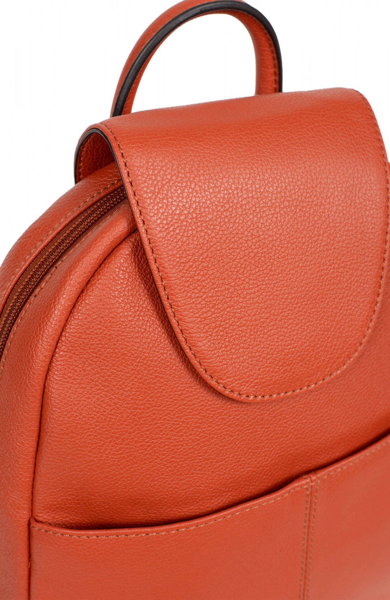 sac-a-dos-en-cuir-de-vachette-462345 orange 3