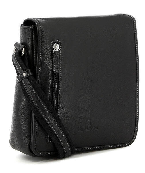 sacoche cuir noir 461326 biais