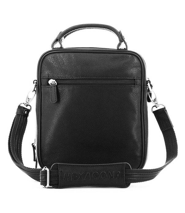 sacoche cuir noir 461832 dos