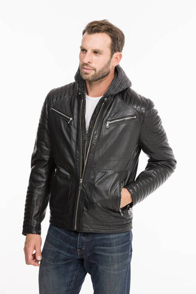 blouson cuir homme redskins r�f 136 noir byron  (15)