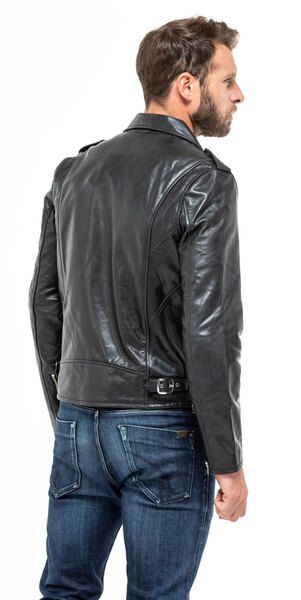 blouson cuir homme vachette noir lc 1140icon perfecto schott mannequin (4)