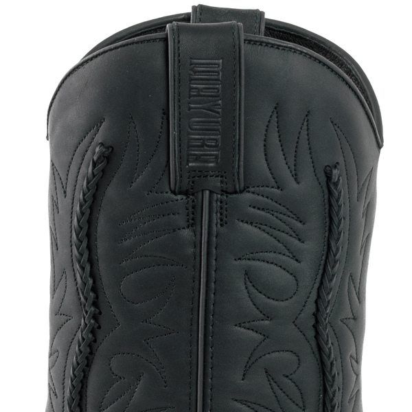 bottes cuir mayura biker crazy old negro réf 209 (3)