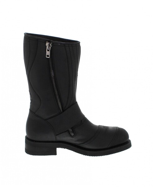 bottes cuir moto mayura crazy old negro réf 113 (2)