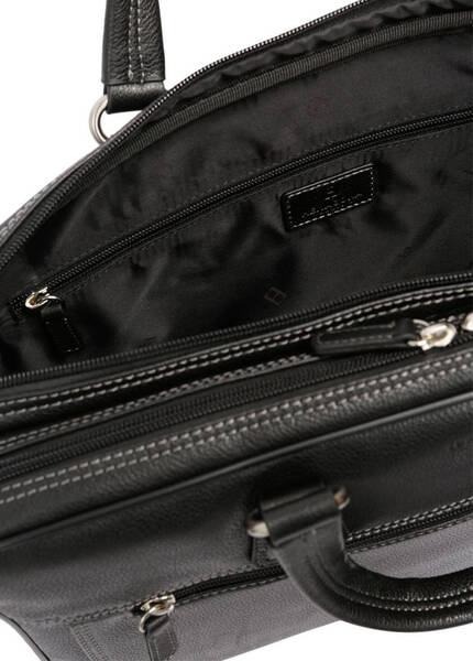 cartable cuir hexagona 469544 noir  (1)