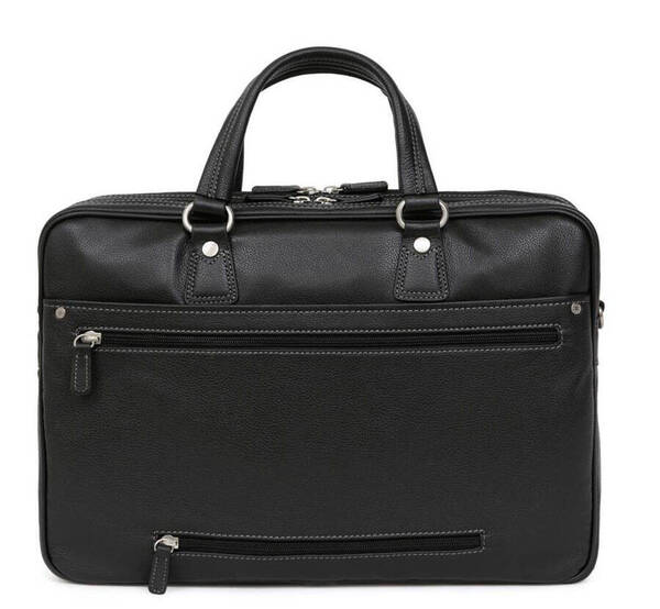 cartable cuir hexagona 469544 noir  (3)