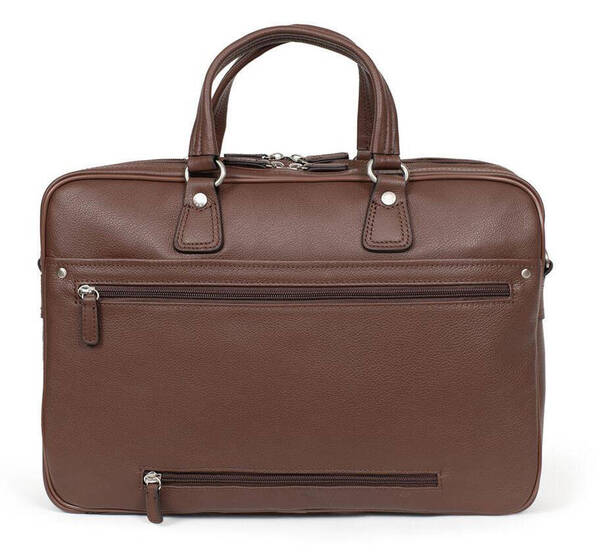 cartable cuir hexagona chocolat 469544 (3)