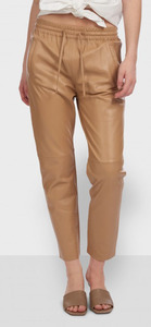 gift-ref-63641-beige-pantalon-jogpant-cuir-veritable