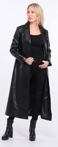 Manteau cuir femme noir jodie (5)