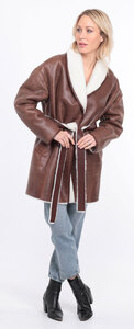 manteau mouton fortuna old brown (3)