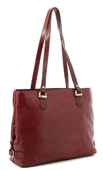 maroquinerie femme sac cuir 111321B carmin biais