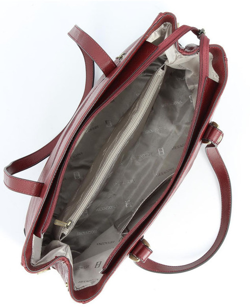 maroquinerie femme sac cuir 111321B carmin doublure