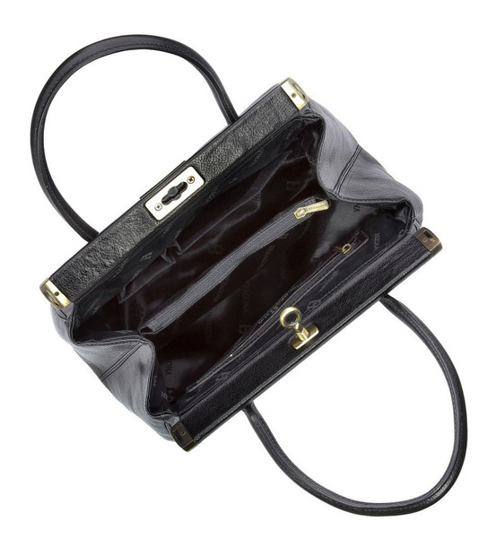 maroquinerie femme sac cuir 112551 noir doublure