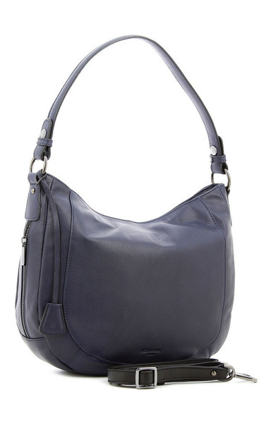 maroquinerie femme sac cuir 415373 bleu nuit biais