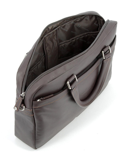 porte ordinateur hexagona marron 154663 ouvert