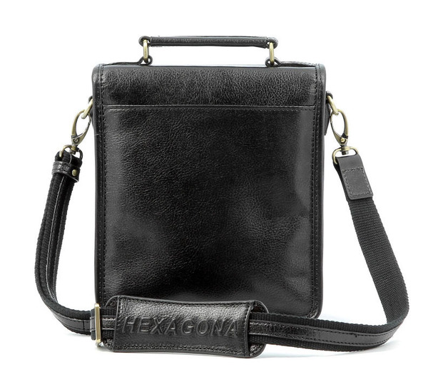 sacoche cuir noir 111942 dos