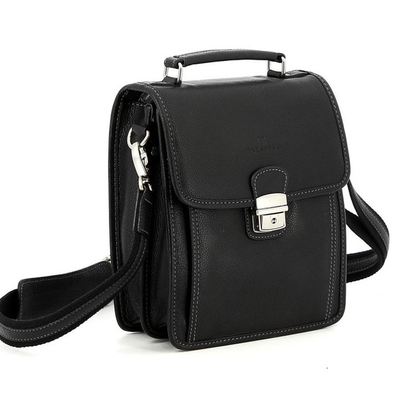 sacoche cuir noir 463892 biais