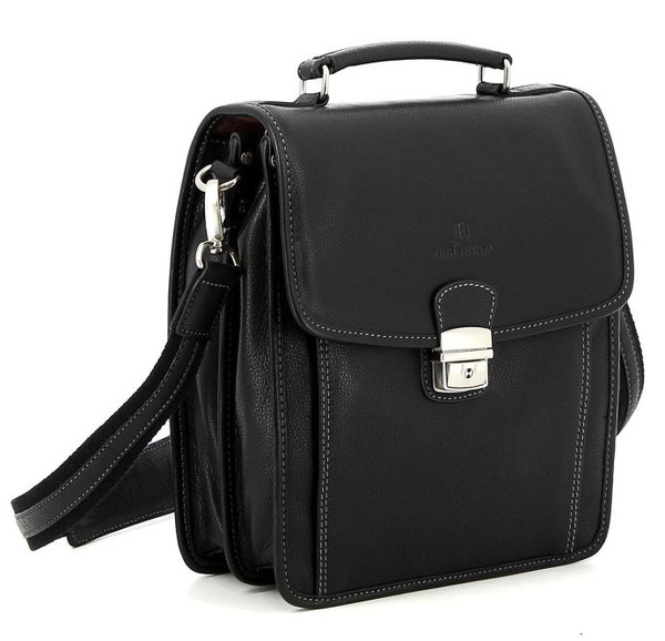 Sacoche cuir noir 463893 biais