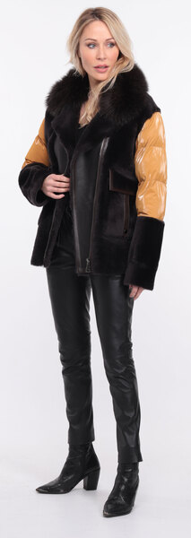 veste bettina marron moutarde (10)