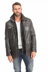 veste cuir homme hiver noir 14654 (1)