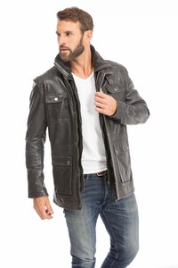 veste cuir homme hiver noir 14654 (7)