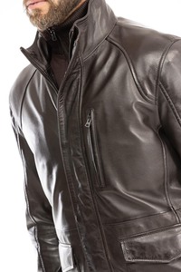 veste cuir homme marron fred (10)