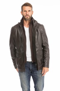 veste cuir homme marron fred (1)