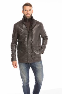 veste cuir homme marron fred (7)